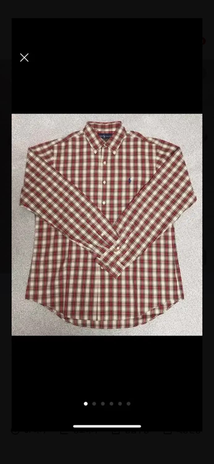 폴로 랄프로렌 polo ralph lauren 빈티지 체크 셔츠  105 상품이미지1