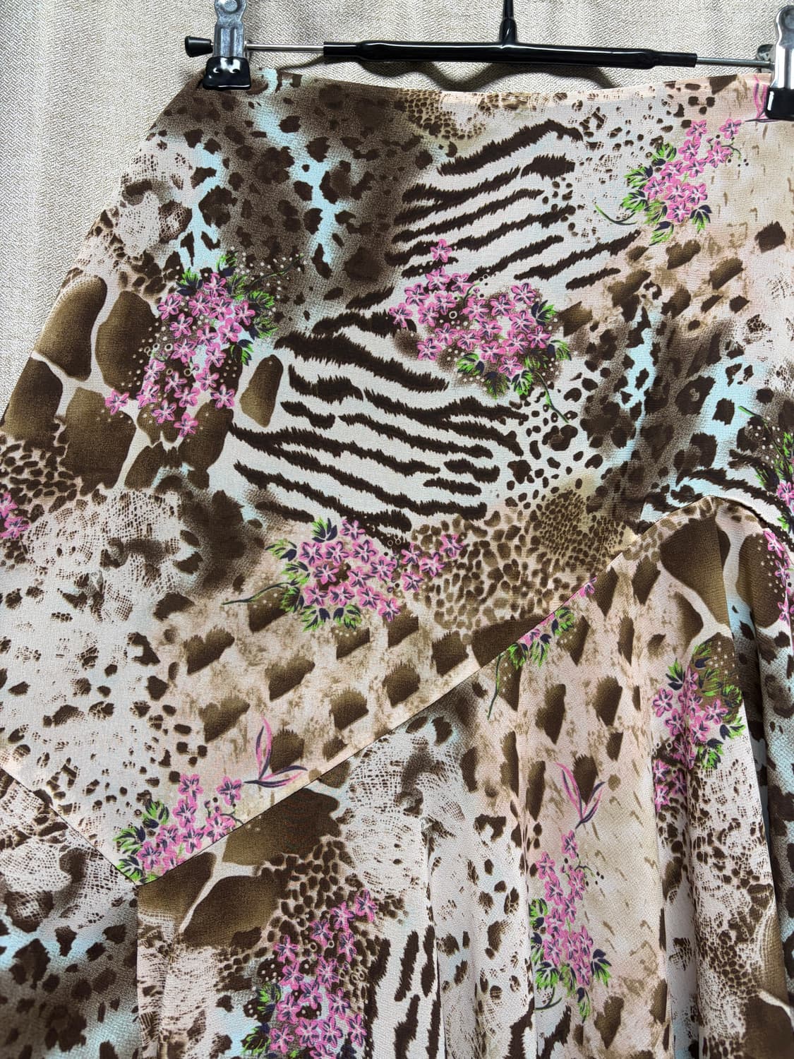 레오파드 지브라 쉬폰 스커트 상품이미지7