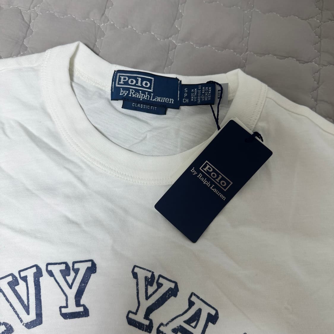 폴로 랄프로렌 네이비 야드 티셔츠 클래식핏 S 새제품 상품이미지2
