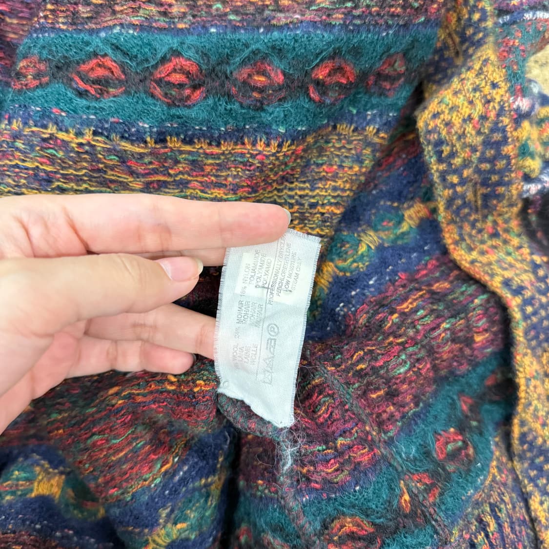 [정품/52] 미쏘니 패턴 니트 가디건 b10 상품이미지7