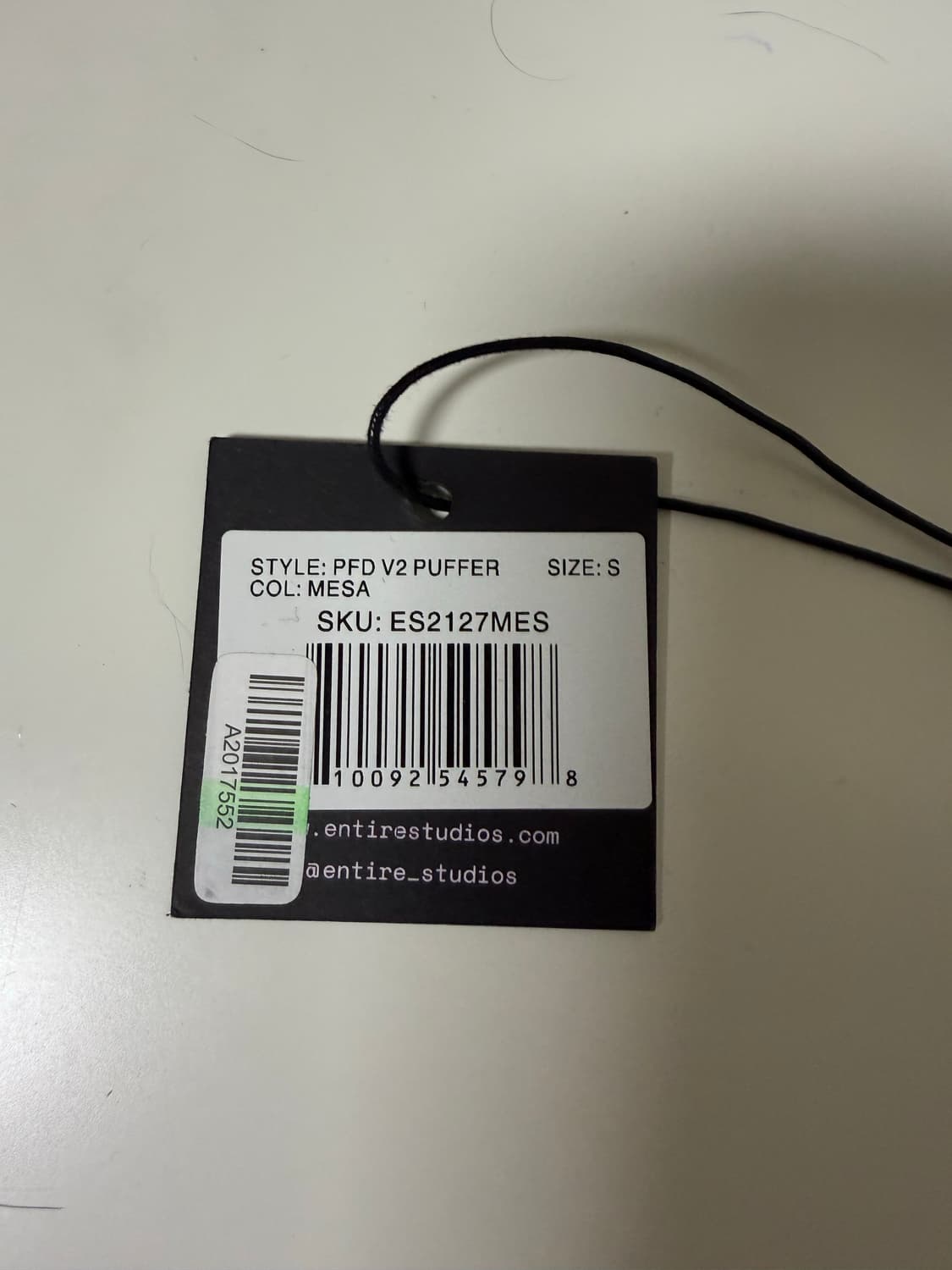 엔타이어 스튜디오 카키 푸퍼패딩 S사이즈 상품이미지6