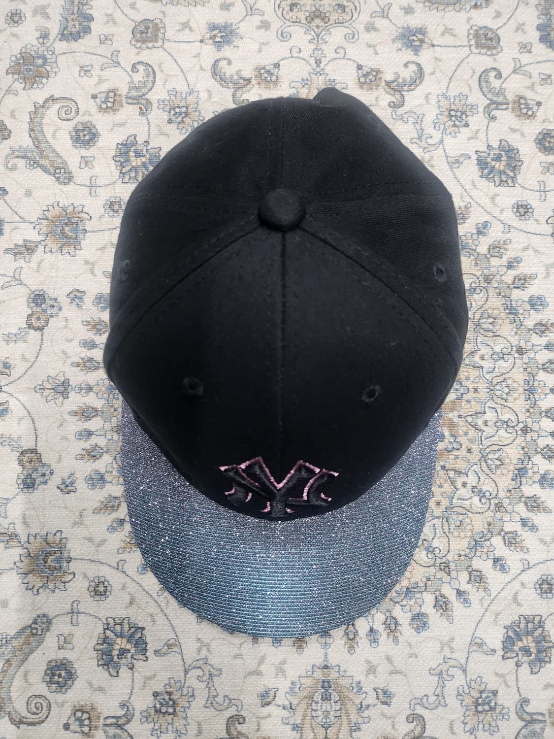 MLB 뉴욕양키스 글리터 볼캡 상품이미지2