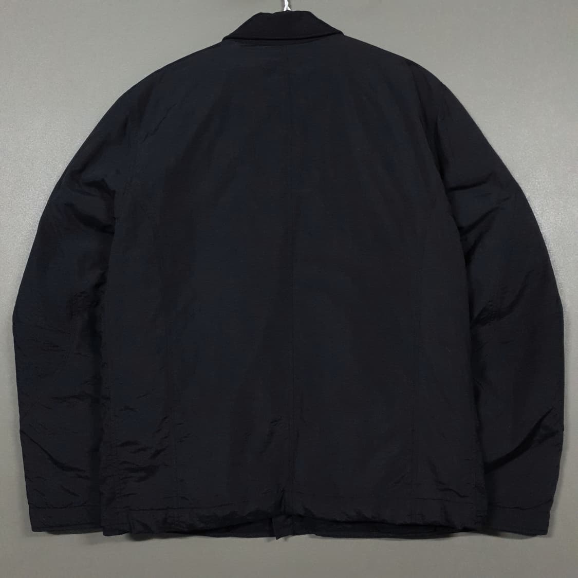 실측 XL) 에디바우어 00s 미니멀 카라 폴리쉘 이중 유틸리티 자켓 상품이미지10