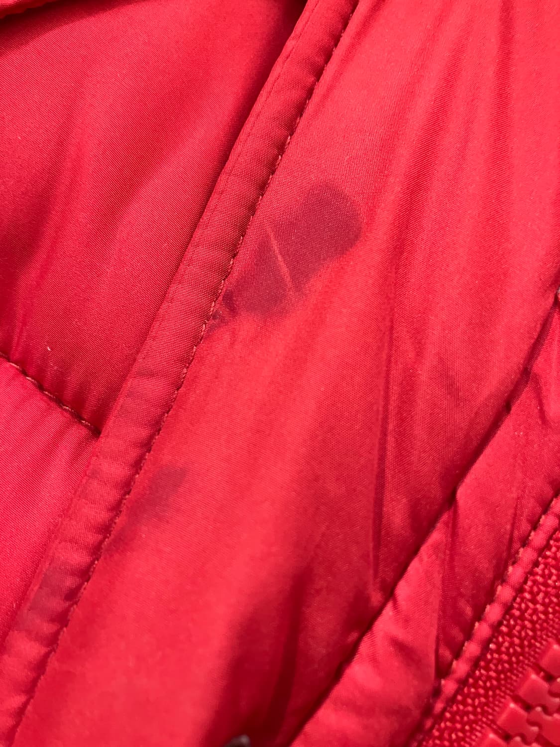 아베크롬비 양털 패딩 조끼 레드 XL #csz2231 상품이미지5