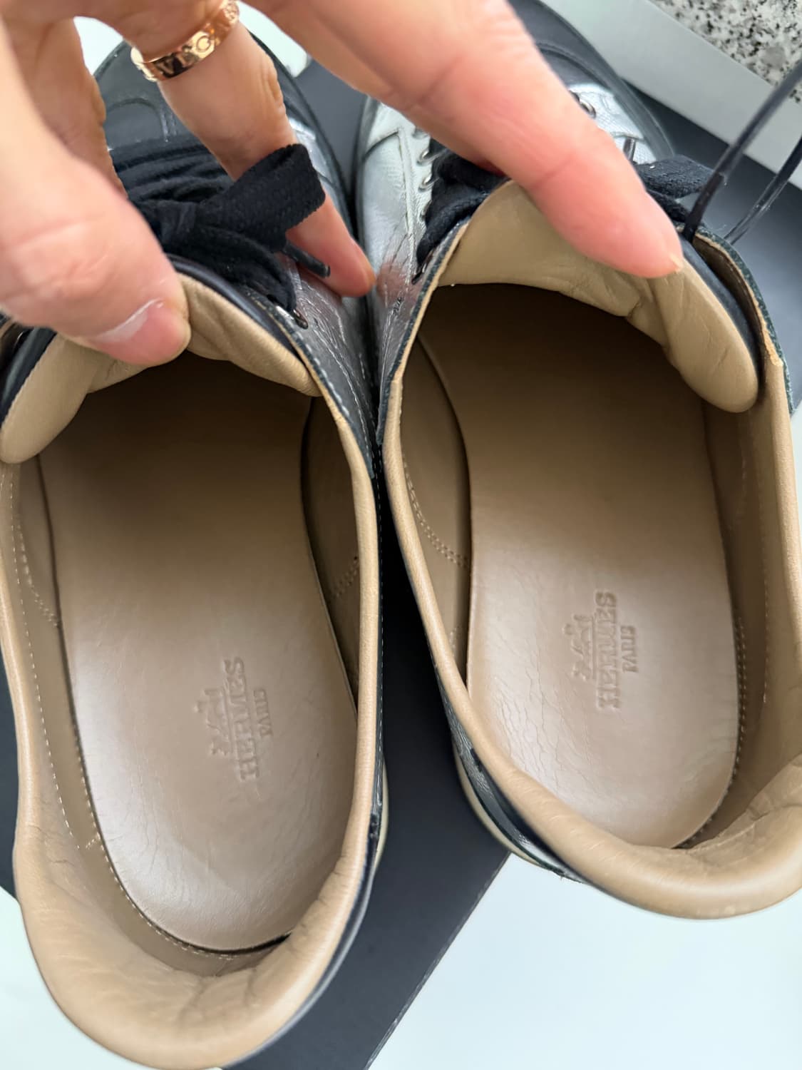 정품) 에르메스 퀵커 트레이너 스니커즈 260 상품이미지8