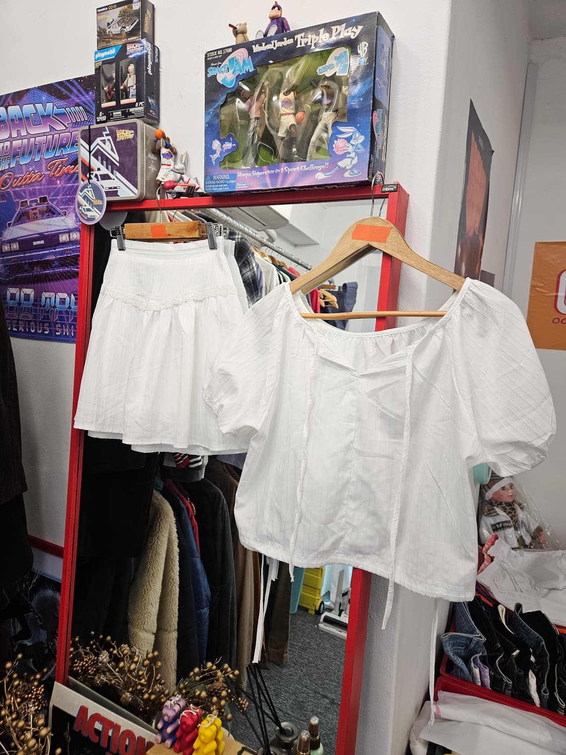 새상품) 여름 화이트 셋업 상품이미지1