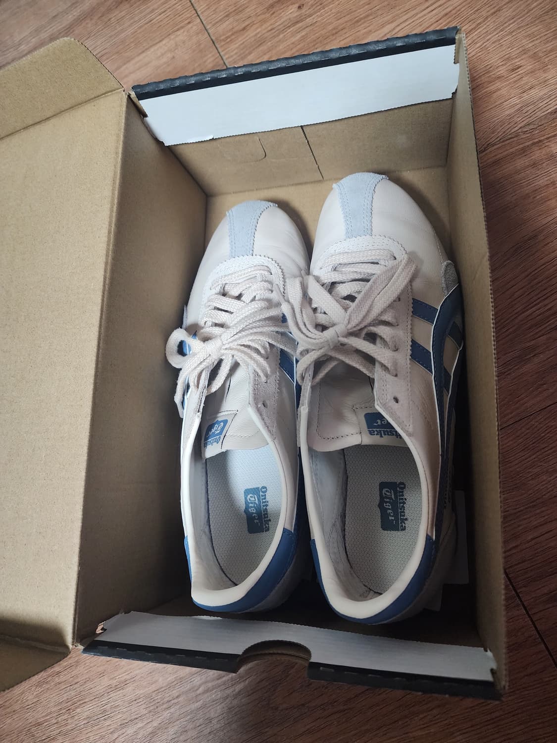 오니츠카 타이거 런스파크 크림블루 250 상품이미지3