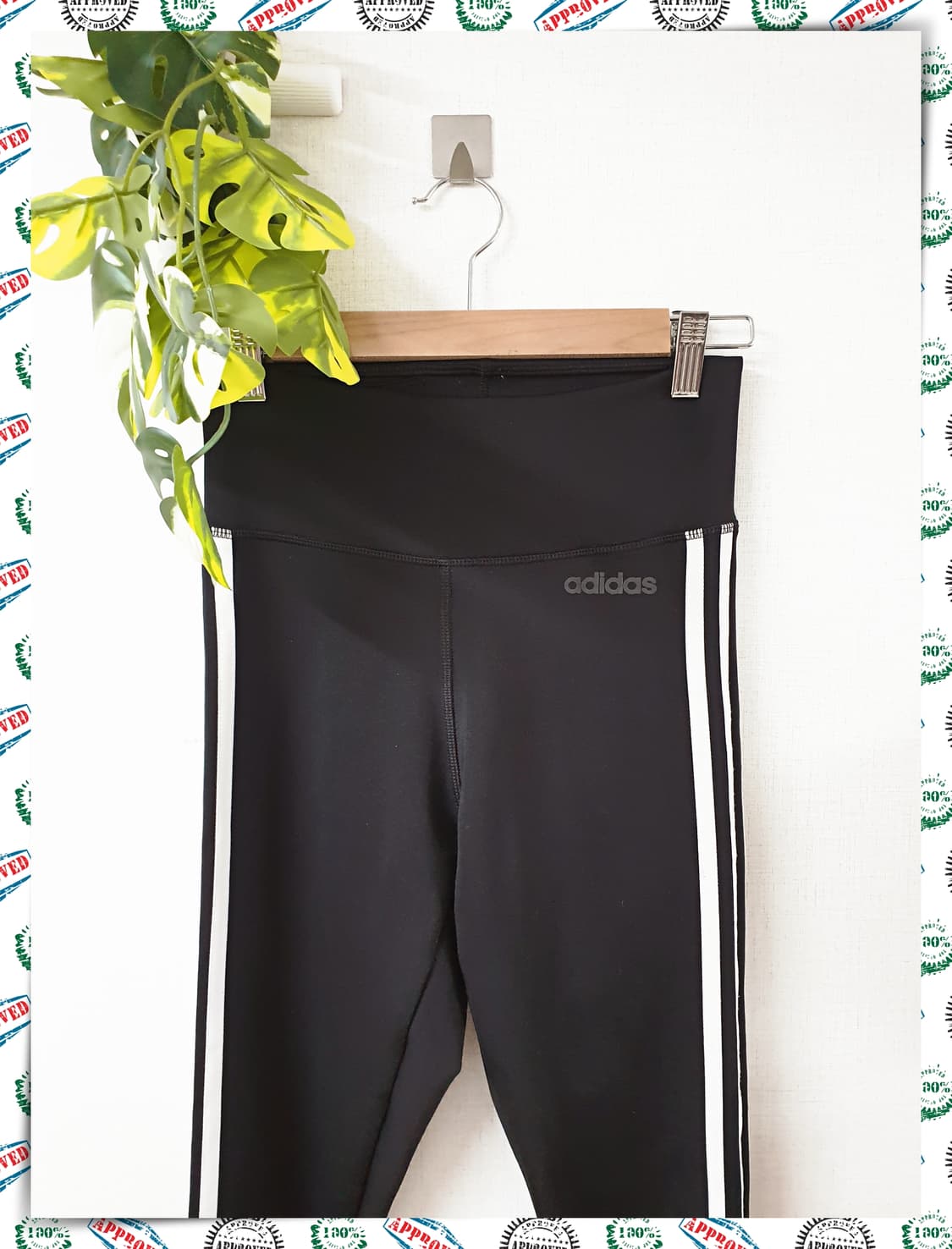아디다스 클리마라이트 여성러닝 삼선레깅스 XS 블랙 상품이미지4