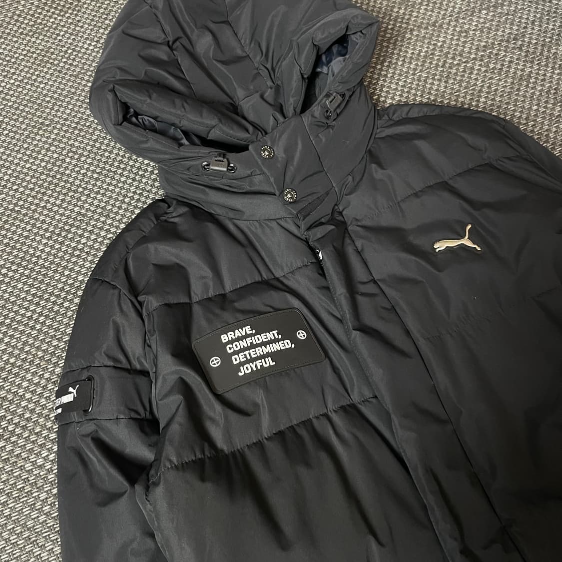 푸마 블랙 롱패딩 180 상품이미지4