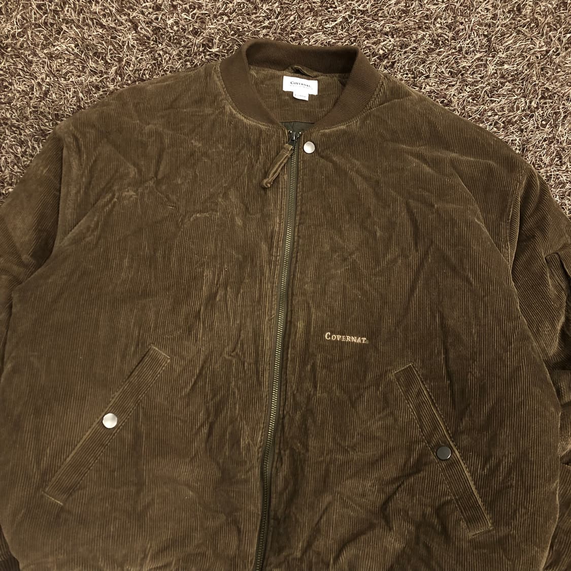 커버낫 코듀로이 투웨이 항공 블루종 자켓  상품이미지2