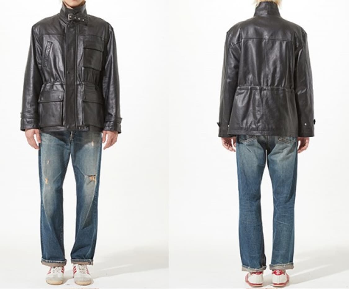 인스턴트펑크 남성 레더사파리 자켓 상품이미지3