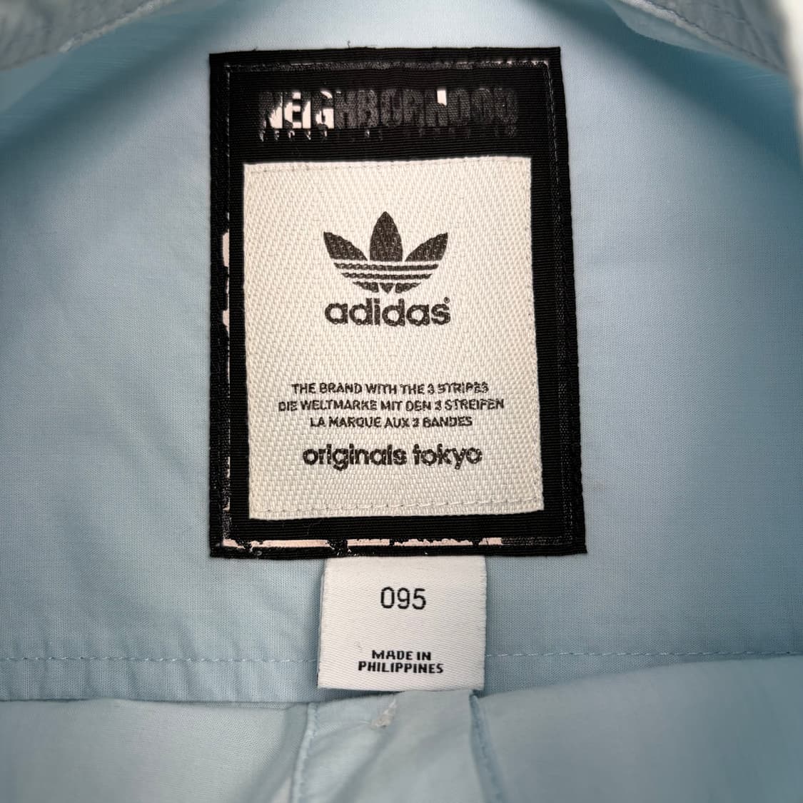 아디다스 X 네이버후드 스카이블루 옥스 셔츠 M 상품이미지7