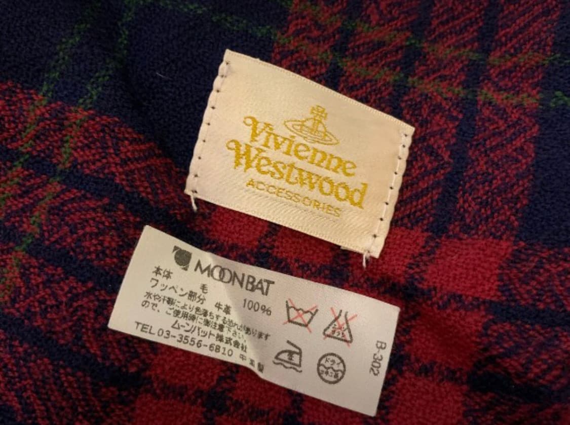 Vivienne Westwood 타탄체크 빅 숄 상품이미지4