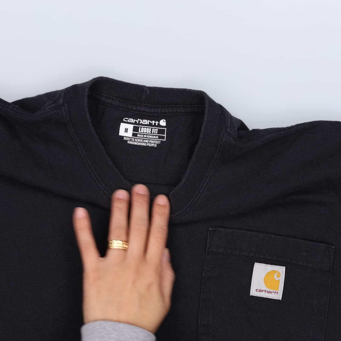 M 칼하트 포켓 반팔티 0414H1 상품이미지3