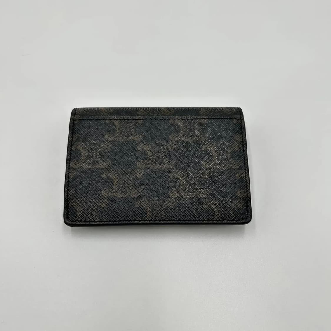 셀린느 트리오페 캔버스 & 램스킨 플랩 지갑  상품이미지2