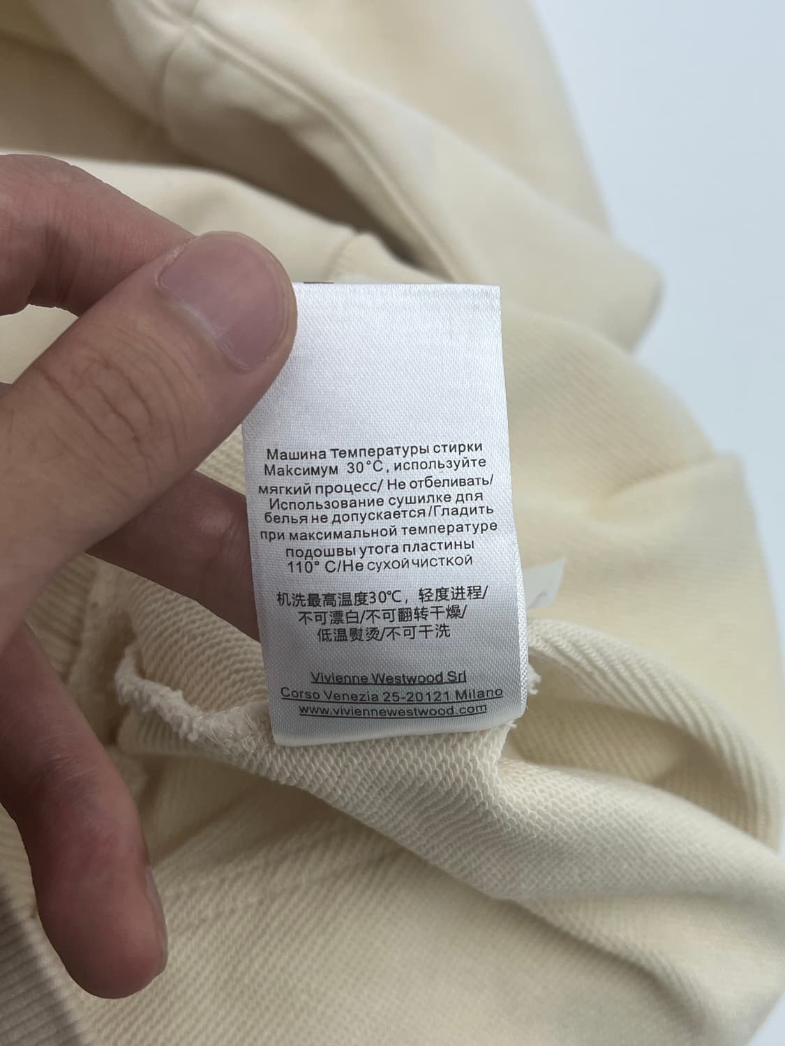 비비안 웨스트우드 오브 로고 풀오버 후드티셔츠 상품이미지6