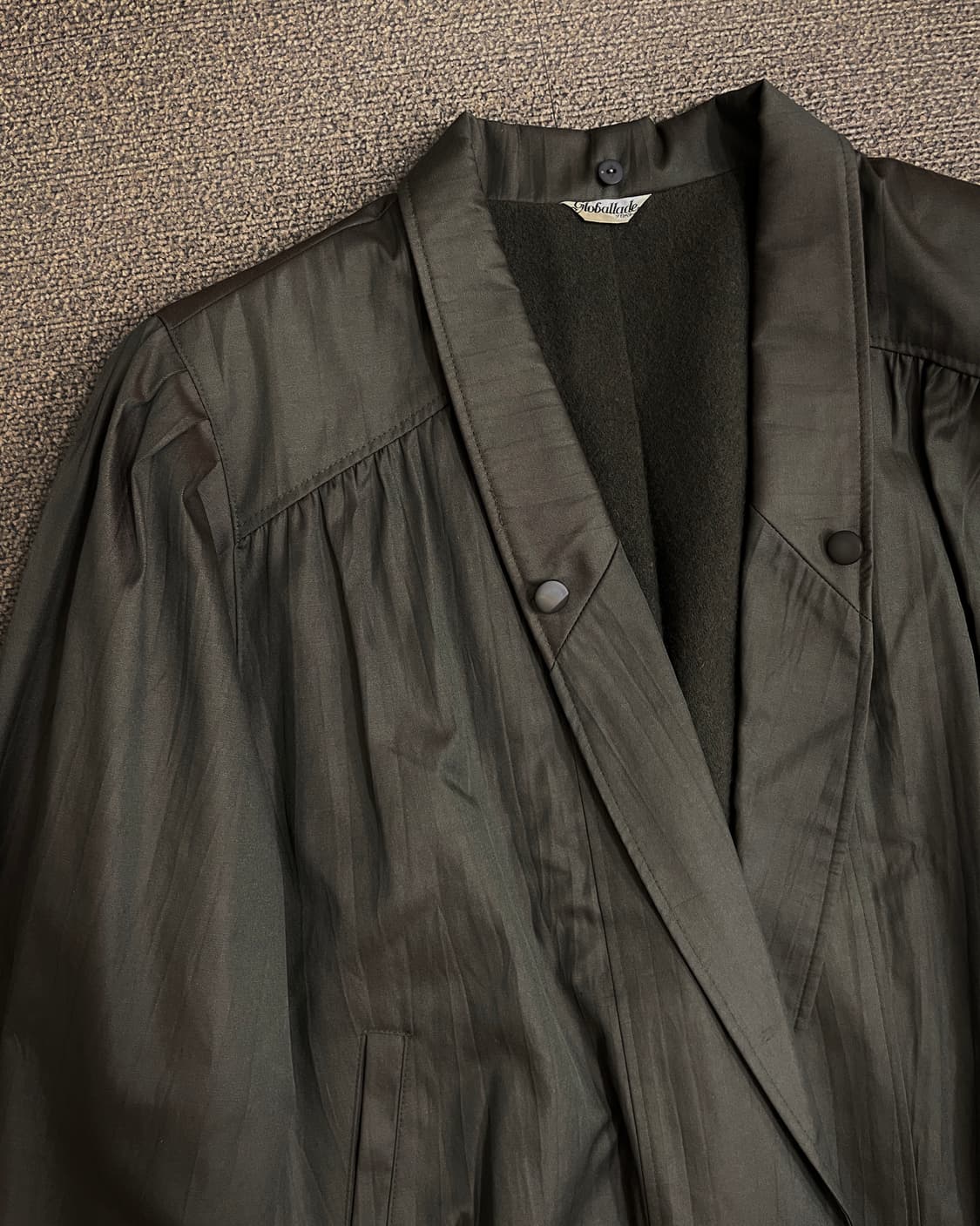 빈티지 울 칼라 탈부착 자켓 상품이미지4