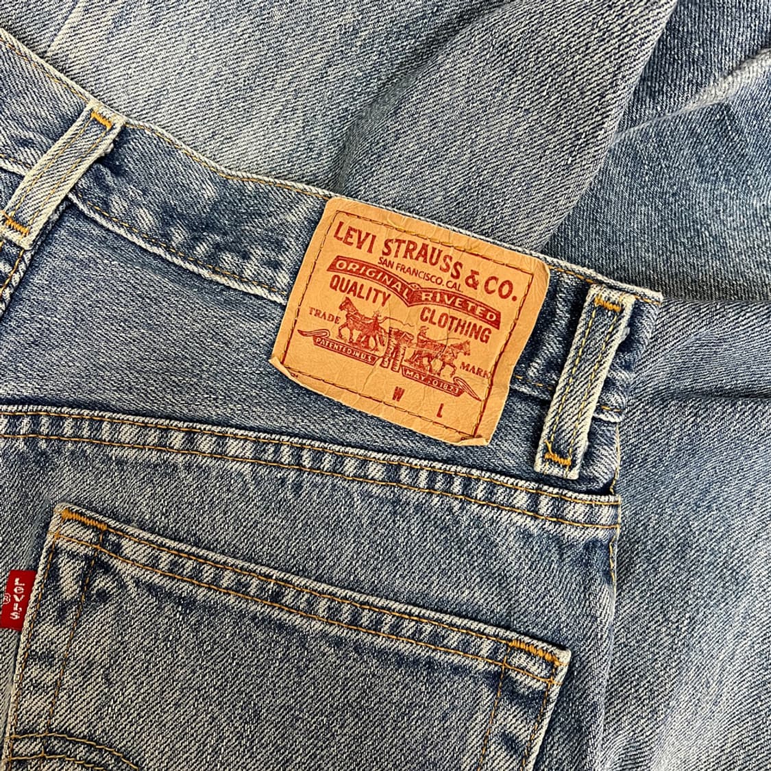 00s 리바이스 505 레귤러핏 연청 데님 팬츠 청바지 32 상품이미지4