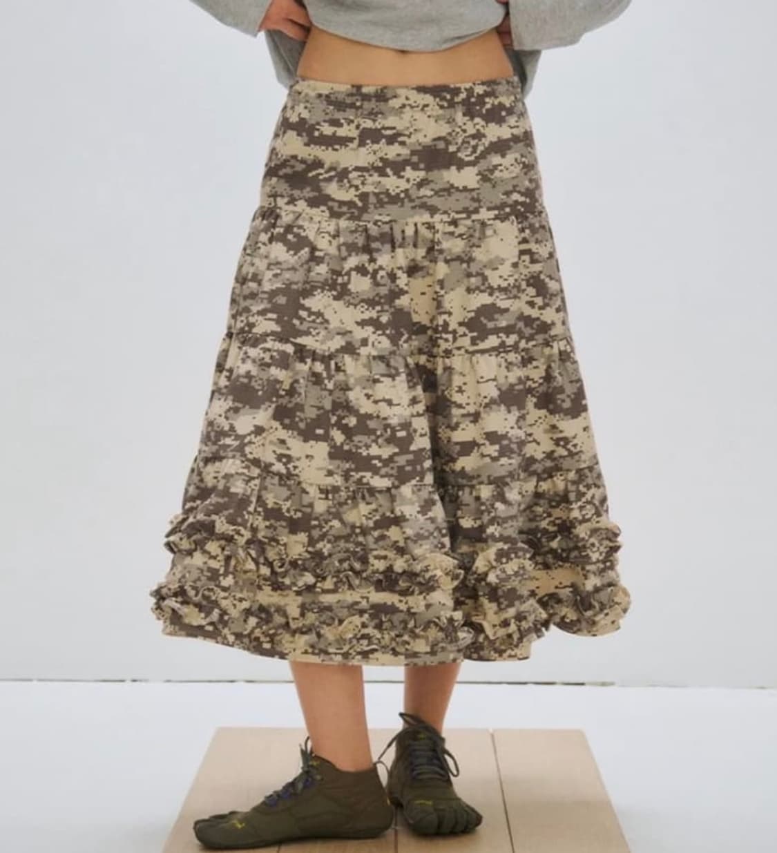 plzproject MIDDLE FRILL SKIRT 상품이미지2