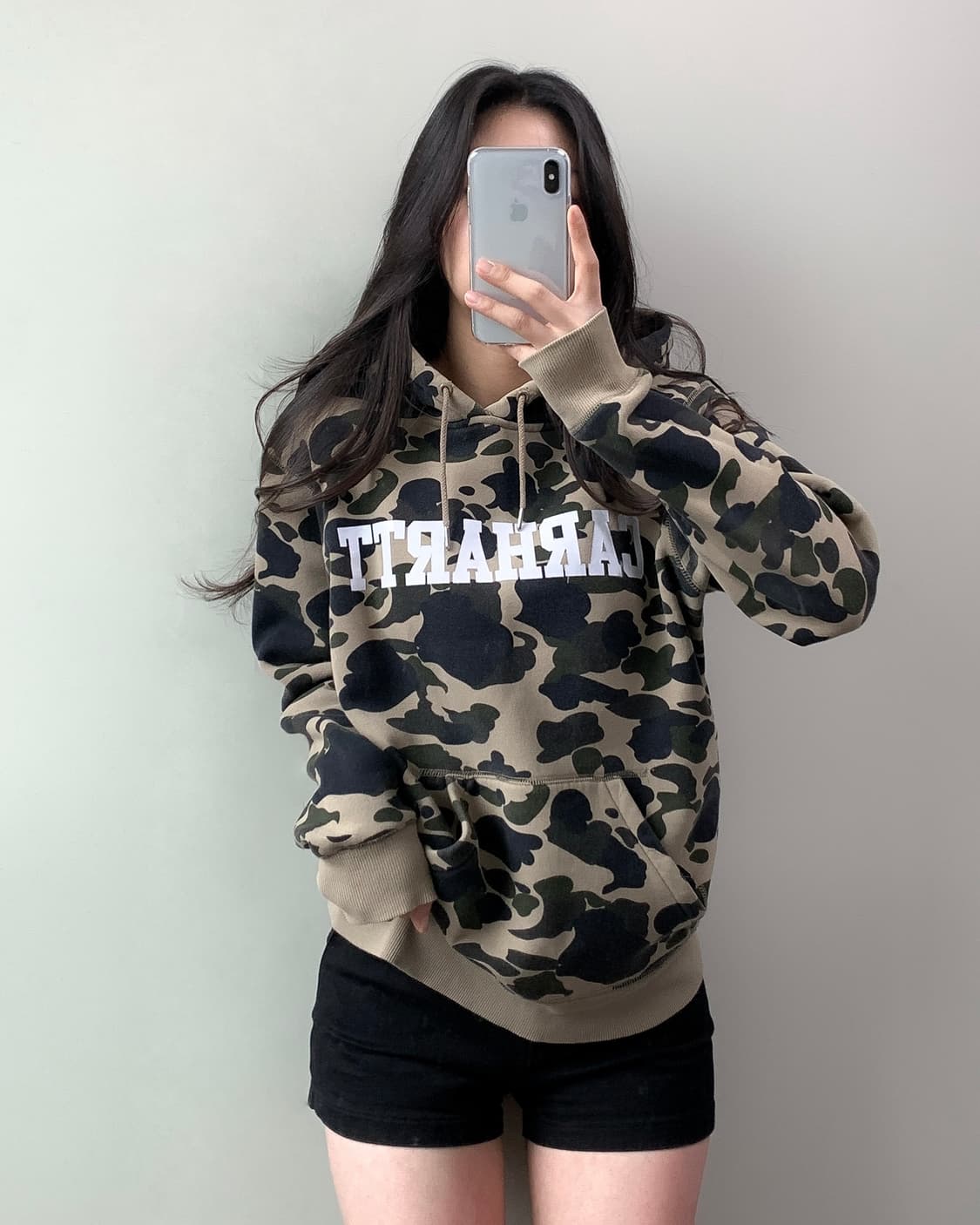 칼하트 카모 후드티  상품이미지2