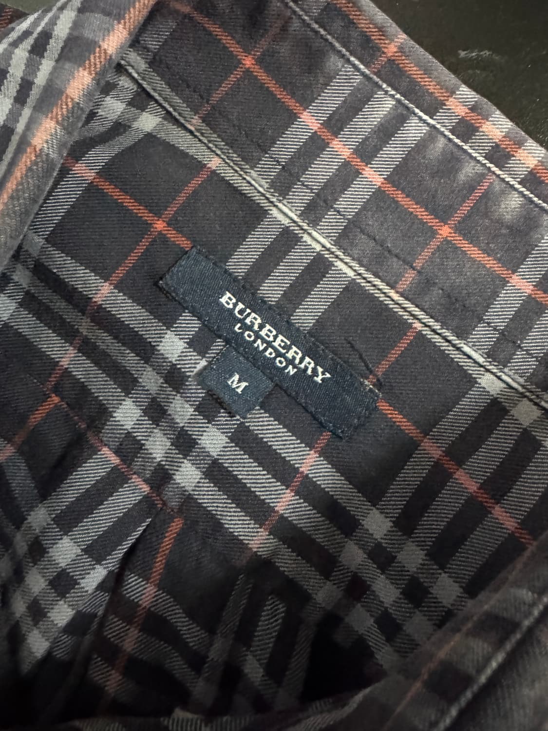 버버리 런던 커스텀 노바체크 체크셔츠 M~L 상품이미지3