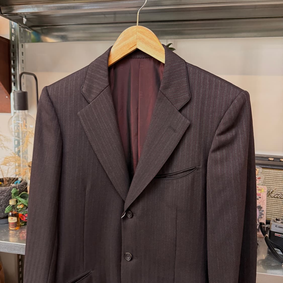 80 ~ 90S 맨즈 비기 X 벤 로데오 콜라보스트라이프 블레이저 상품이미지2