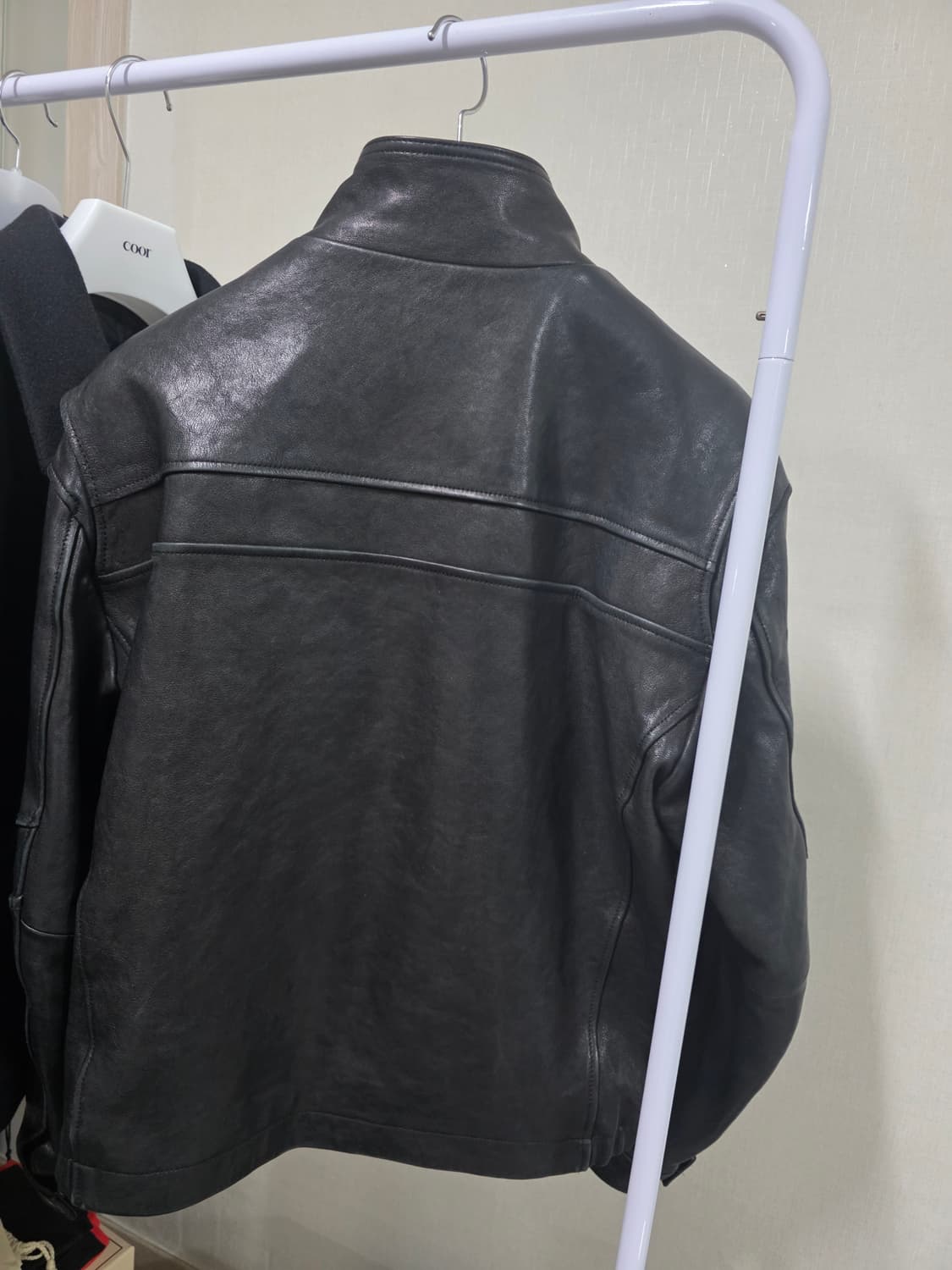 느와르라르메스 STANDARD 하이넥 자켓 상품이미지3