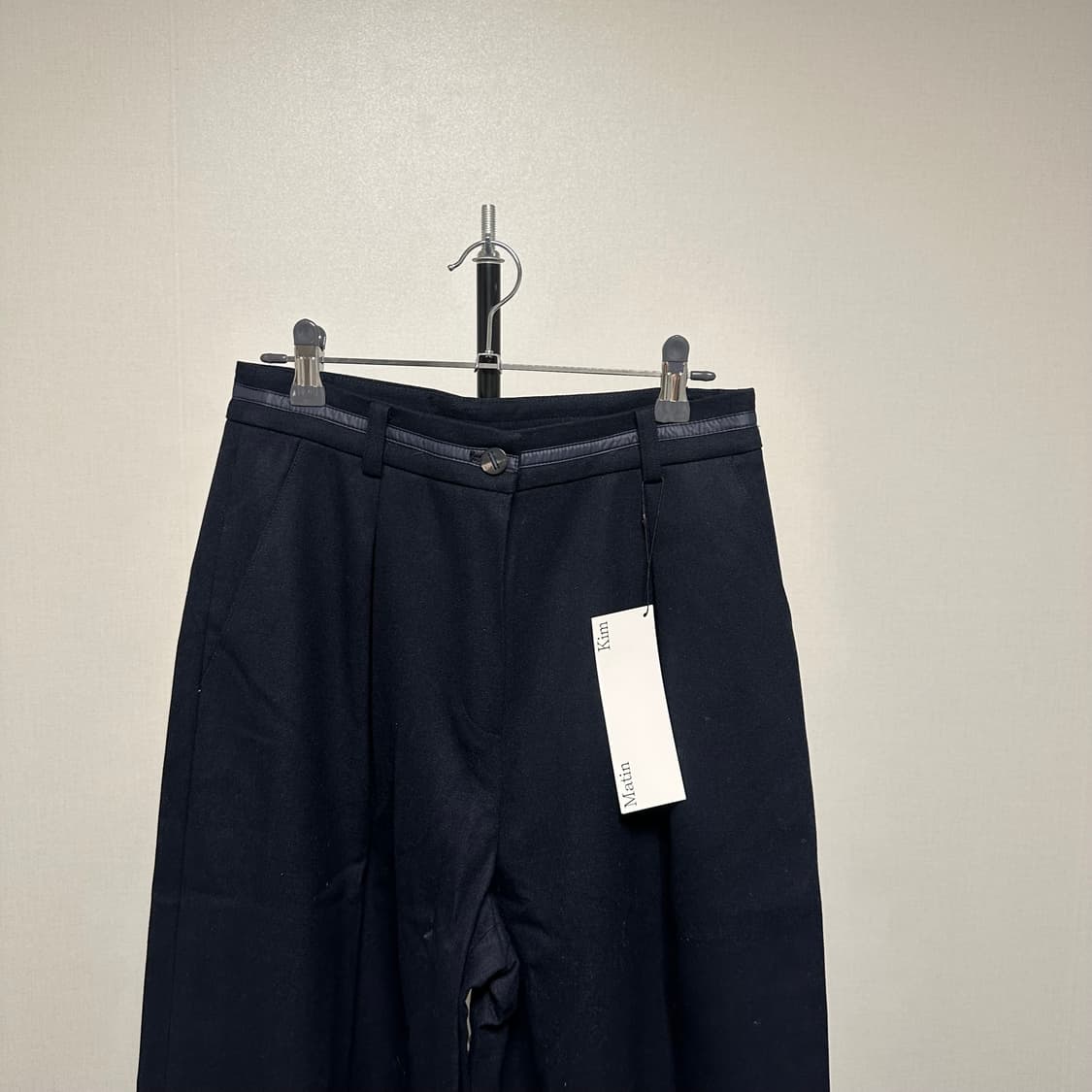 마뗑킴 더블턱 와이드 팬츠 S 새상품 상품이미지1