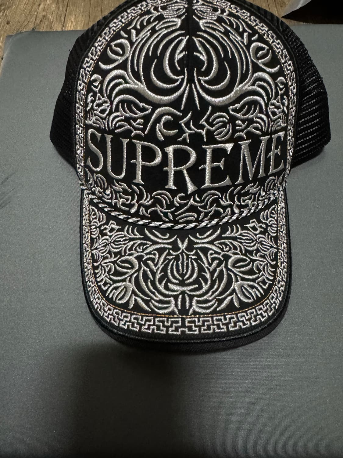 슈프림 바케로 메쉬 백 5-패널 블랙 - 25SS 상품이미지2