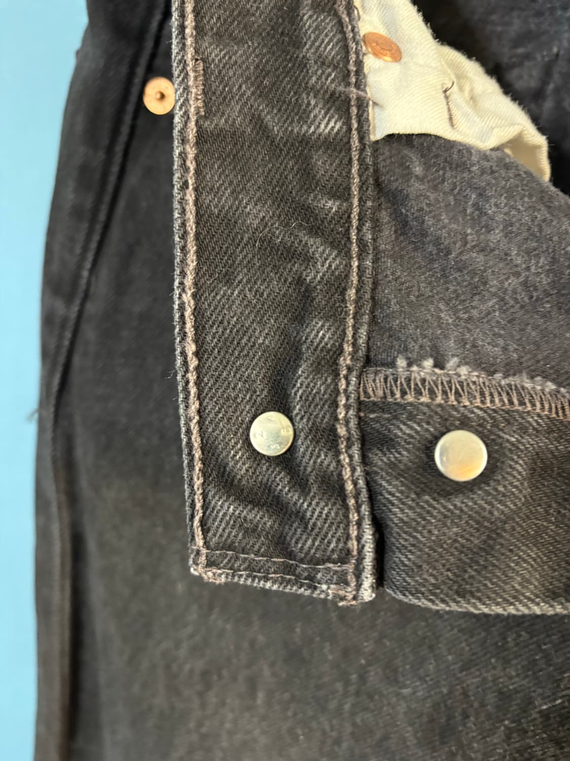 00‘s Levis Black 501 Denim Pant.  상품이미지7