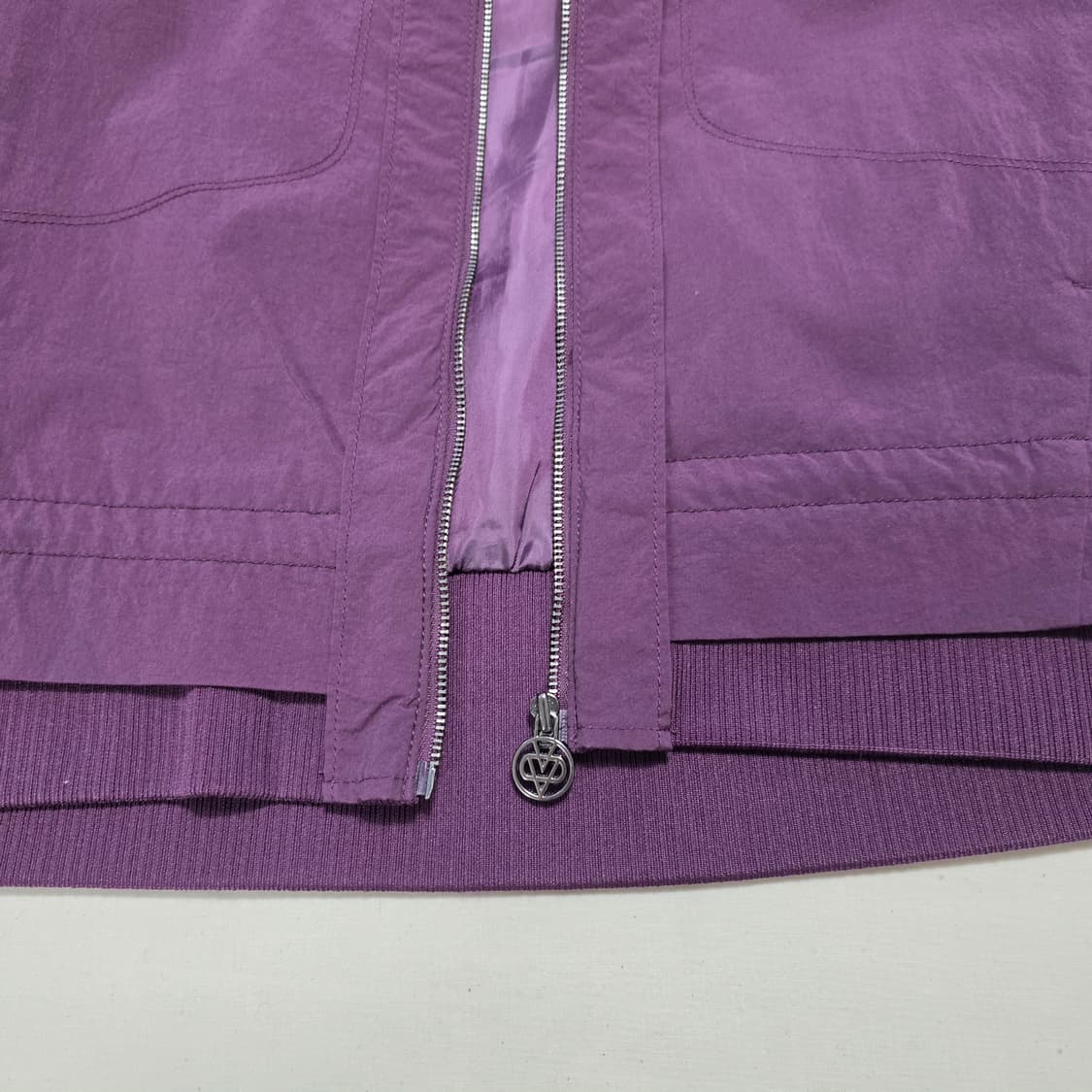 1677 VV OLIVIA 퍼플 집업 점퍼 90(55) 상품이미지6