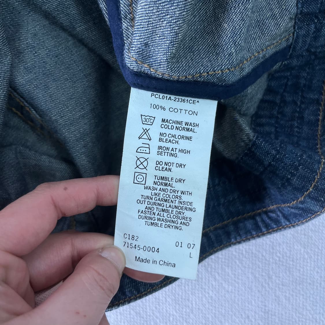 100 리바이스 데님 셔츠 자켓 상품이미지8