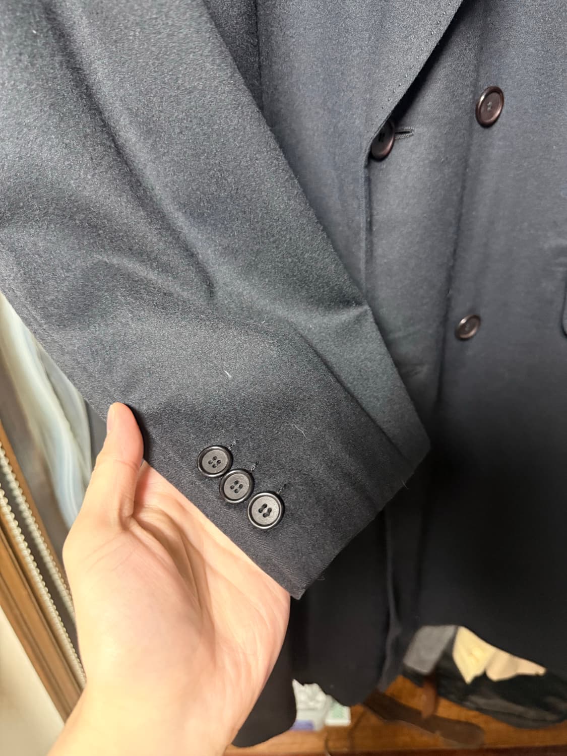 지방시 캐시미어100 오버코트 상품이미지5