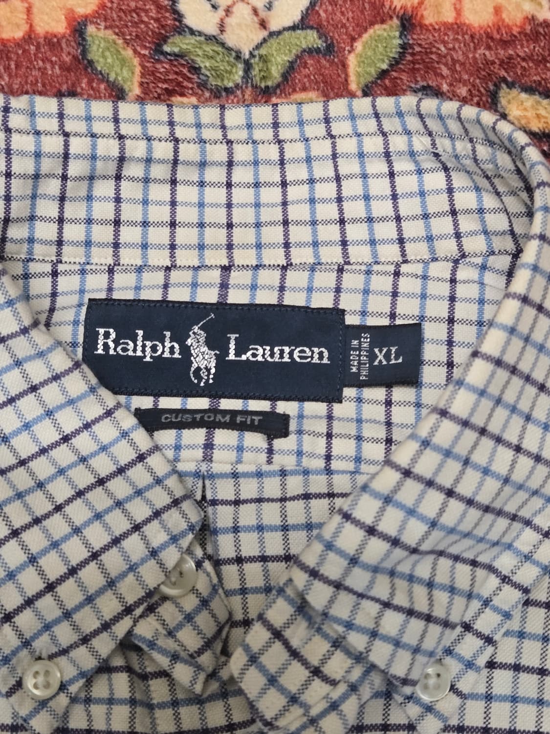 [Polo Ralph Lauren] 폴로 커스텀핏 체크 셔츠 - XL 상품이미지3