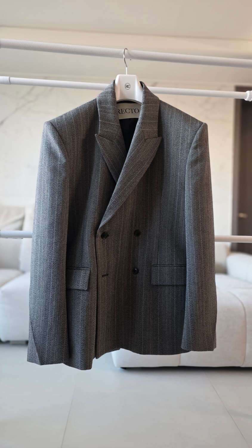 렉토 브로큰 헤링본 더블 자켓 M(준신품) 팝니다. 상품이미지1