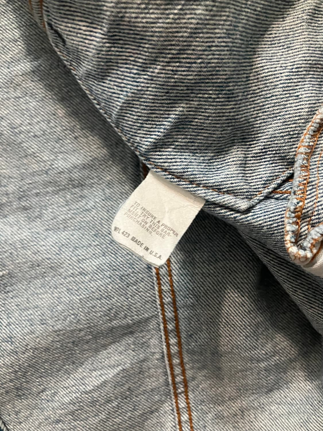 🇺🇸 80s USA 빈티지 리바이스 70506 3세대 데님 자켓 상품이미지6