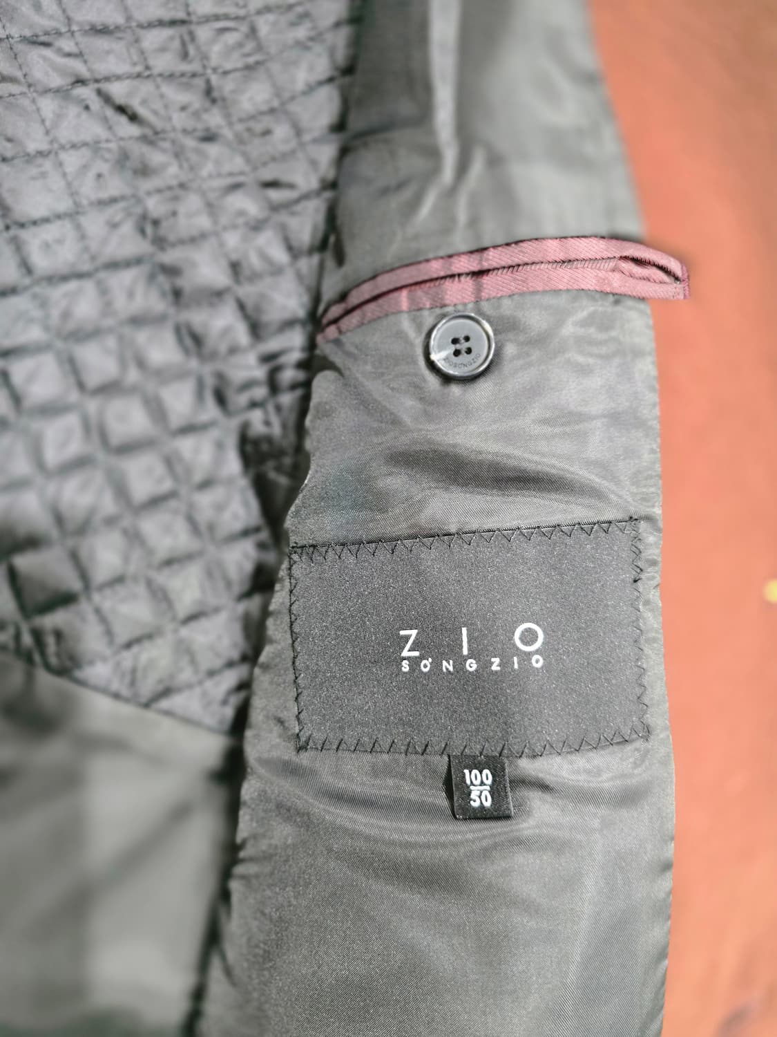 지오 송지오 울 90% 고급 퀼팅 코트 100 상품이미지6