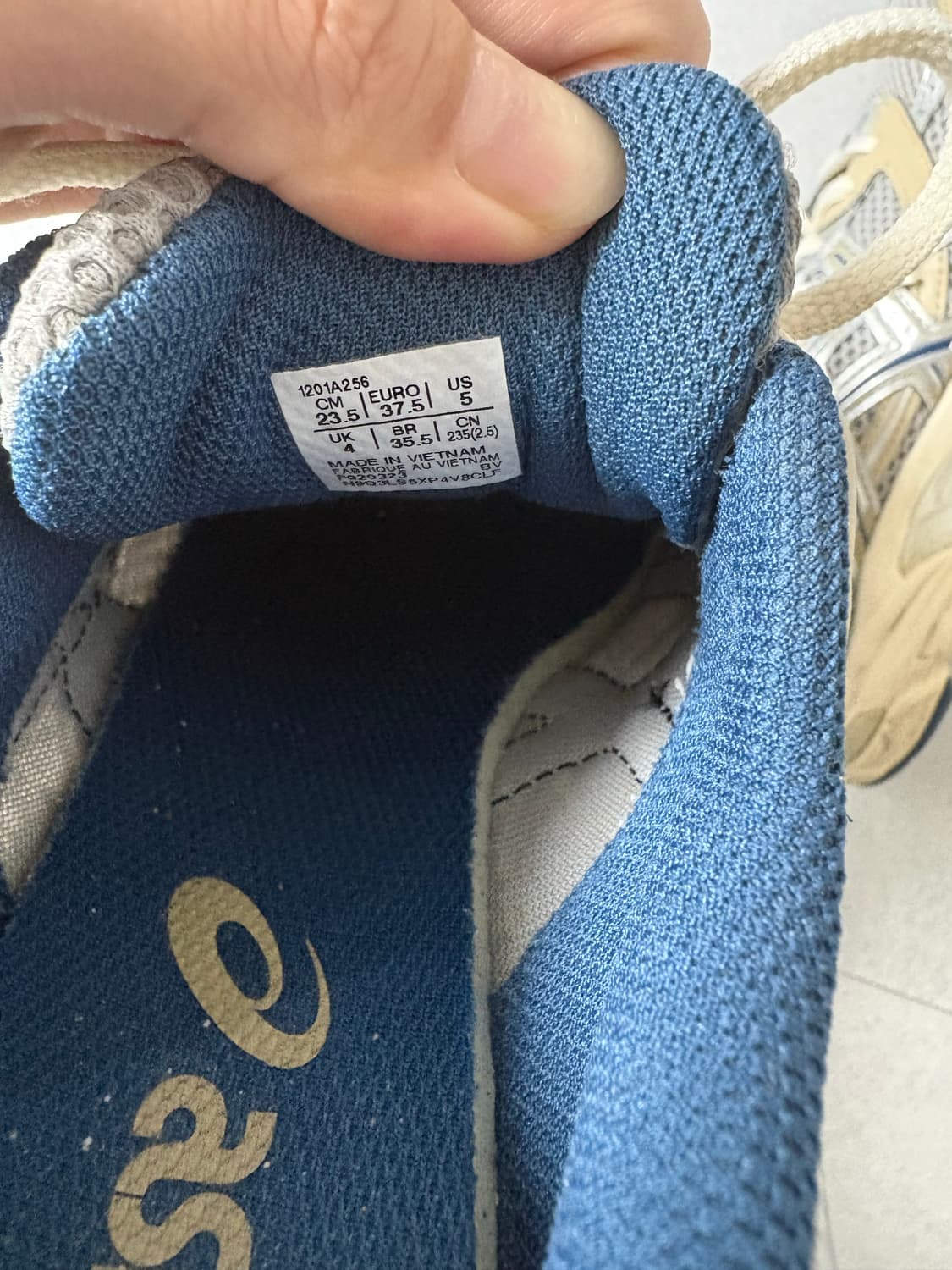 아식스 젤 1130 오이스터 그레이 퓨어 실버 235 상품이미지5