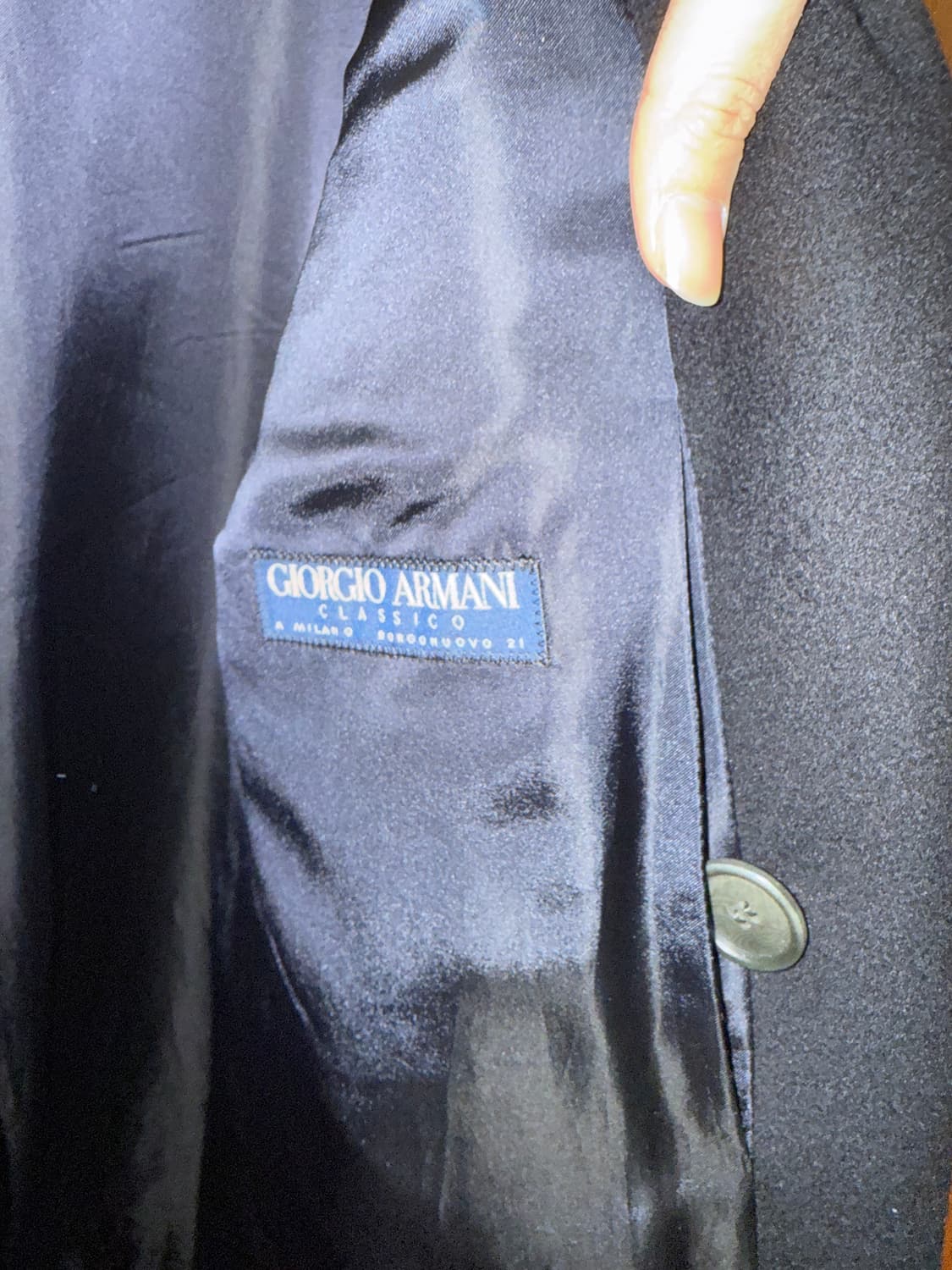 조르지오 아르마니 캐시미어 100% 더블코트 상품이미지4