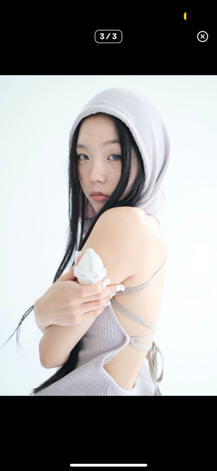 farie made 페어리 와플 홀터넥 후디 라벤더 상품이미지1