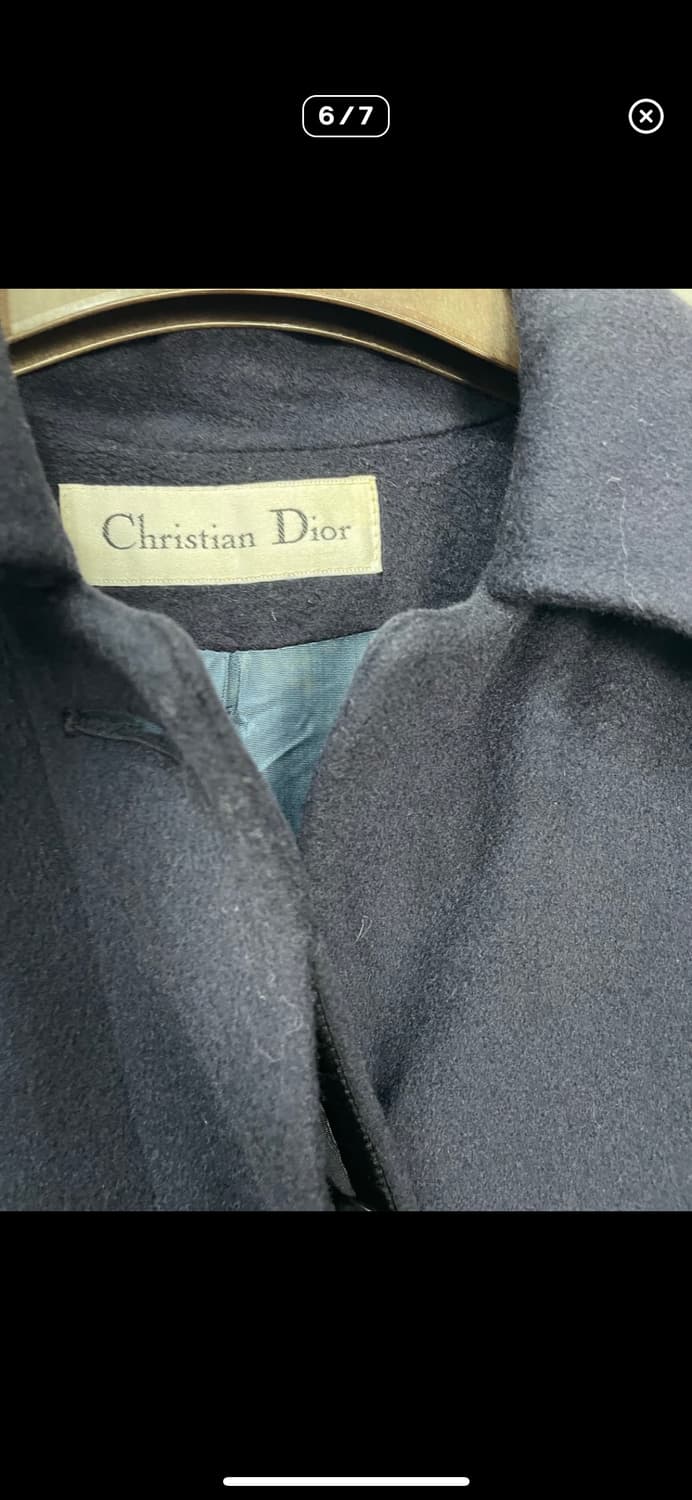 크리스챤 디올 네이비 롱 코트 A3457 상품이미지6