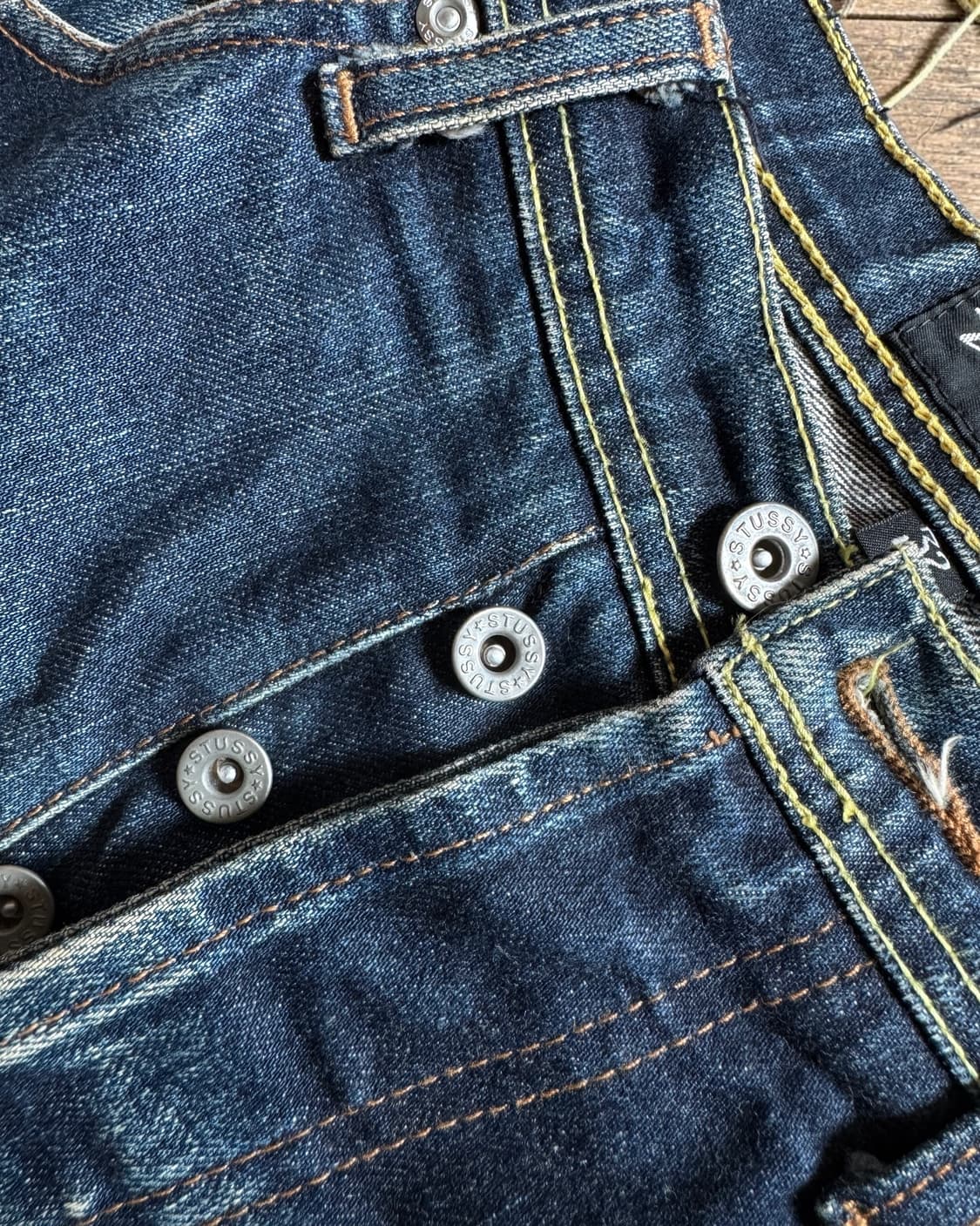 [올드 스투시] 00's 러프 앤 러기드 빅 로고 데님 팬츠 상품이미지4