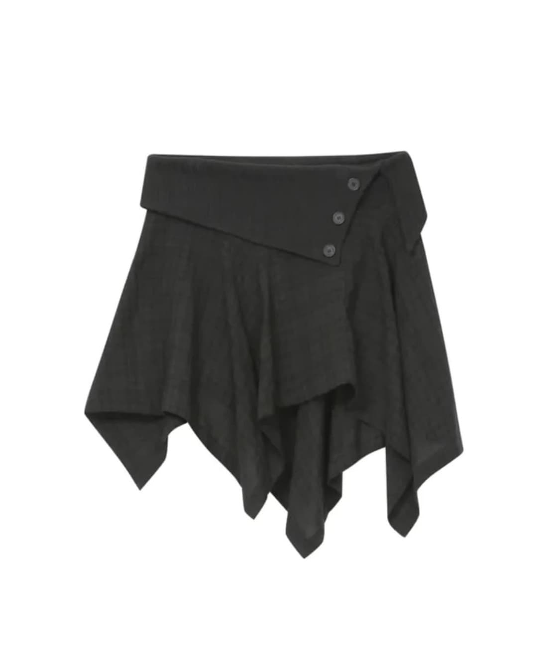 (텍o) 미세키서울 언발란스 체크 스커트 상품이미지1