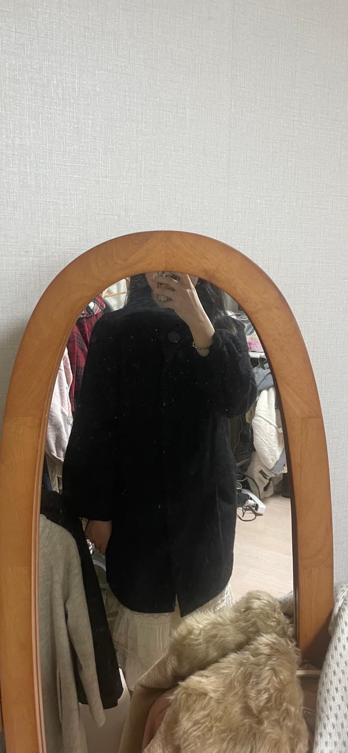 모리걸 빈티지 도쿄모리 블랙 코트 🖤🖤 상품이미지4