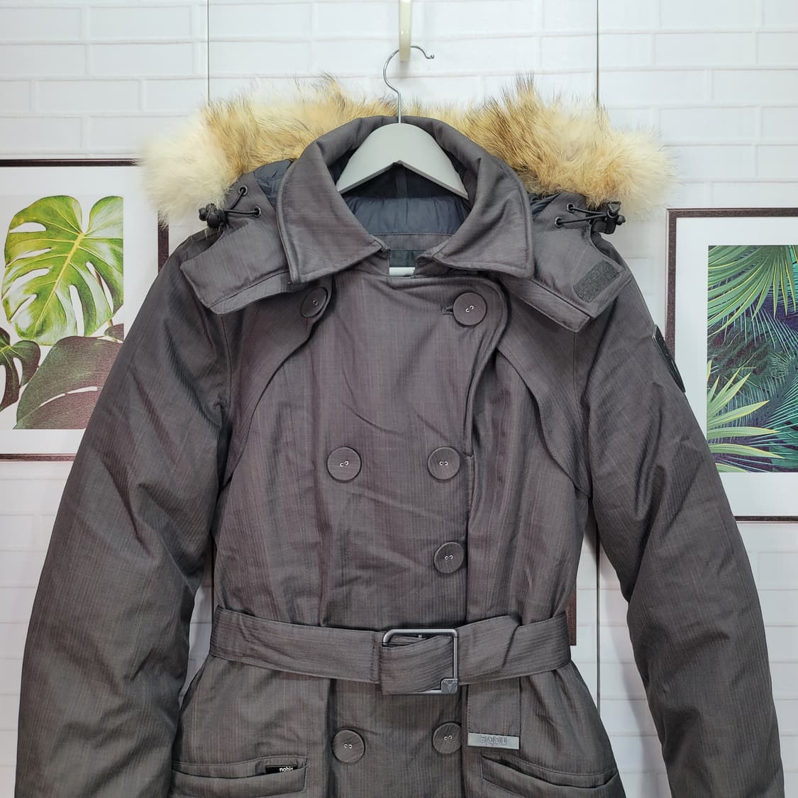 노비스 튤라 롱 패딩 자켓 재킷 그레이 S 사이즈 상품이미지2