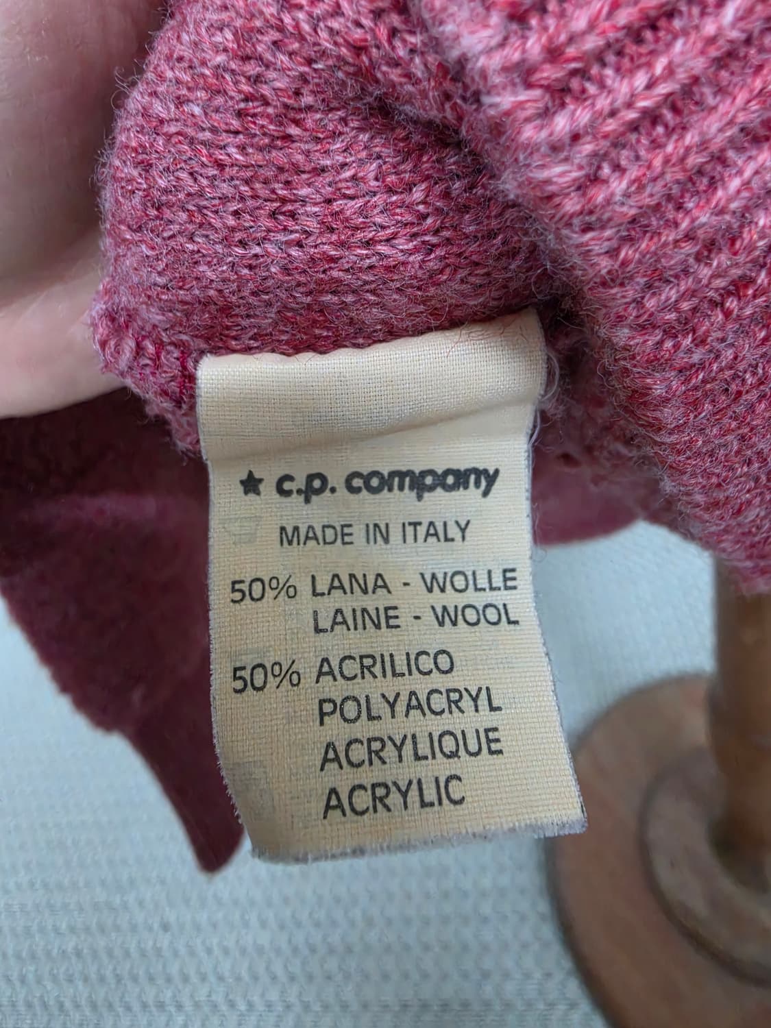 80s 스톤 아일랜드 그린 엣지 테디 니트 상품이미지3