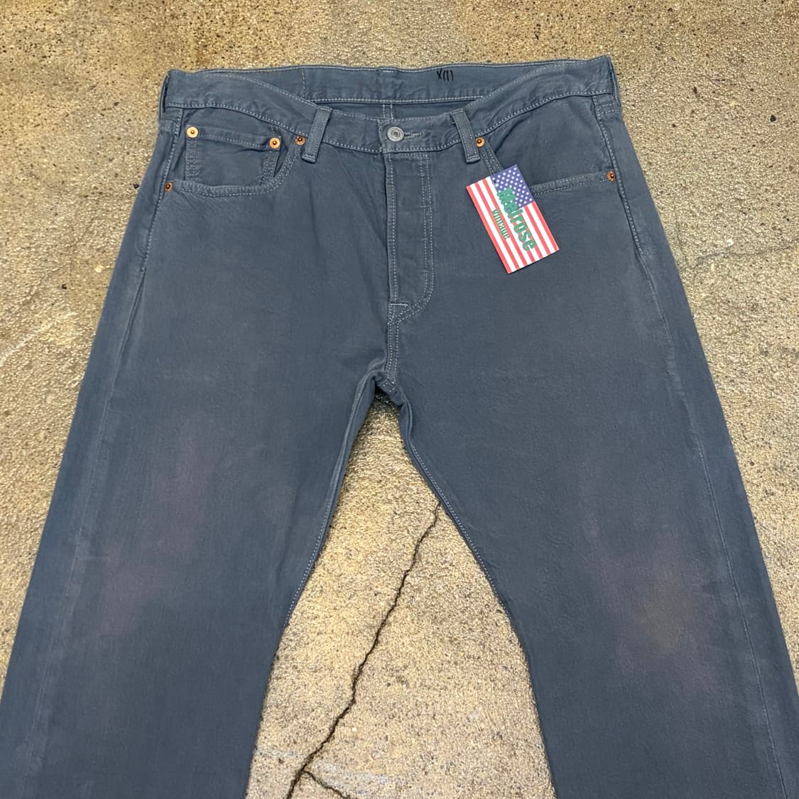 00s 미국 빈티지 리바이스 501 그레이 청바지 상품이미지2