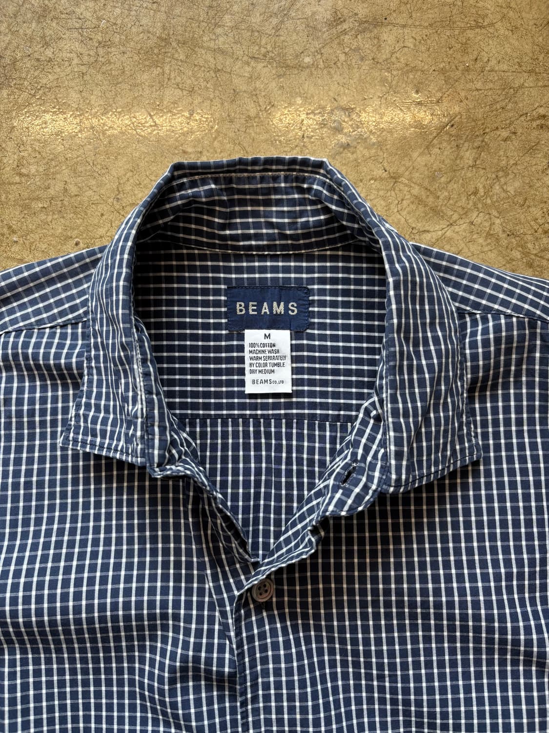 BEAMS check shirt 상품이미지3