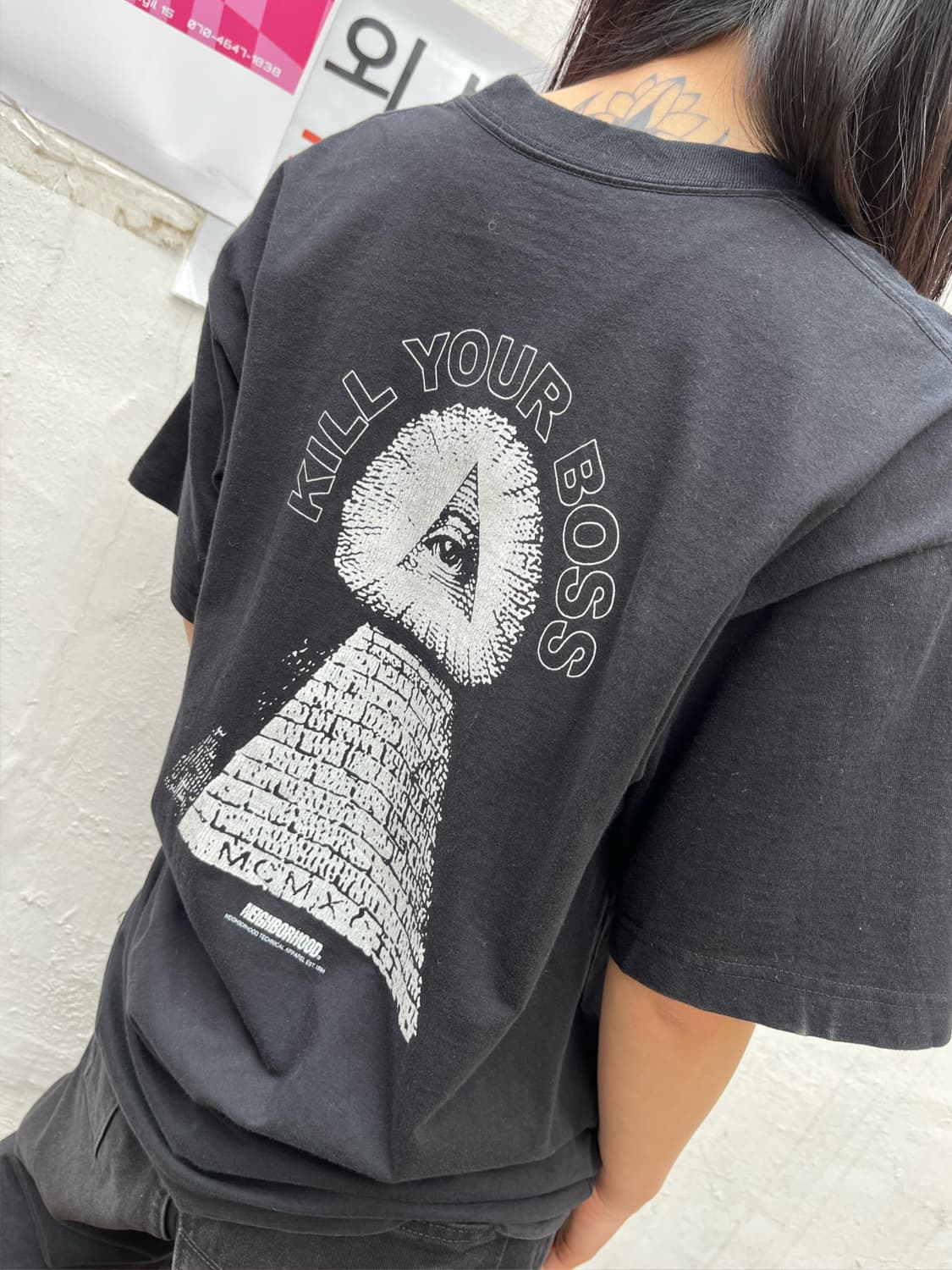 네이버후드 일루미나티 반팔 탑 상품이미지6