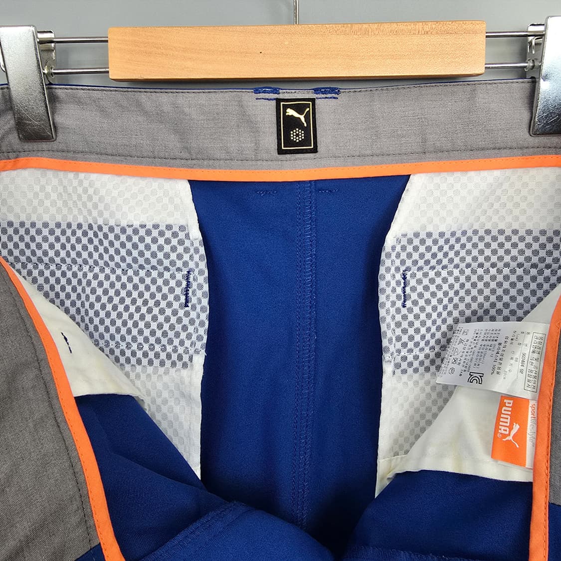 푸마 PUMA 기능성 블루 슬랙스 팬츠 88(35) 상품이미지8